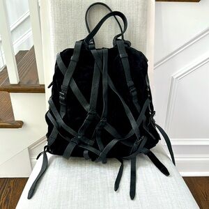 ALEXANDER WANG Leather Suede Kirsten Black Satchel